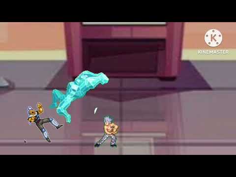 Lyon vs chu (fairy tail vs yuyu hakusho sprite animation)