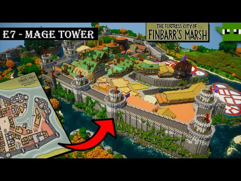 Building a Minecraft City from a Dungeons and Dragons Map  - E7 - Mage Tower