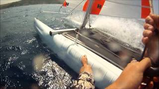 preview picture of video 'Dart Sailing, Teos, Turkey, June 2011'