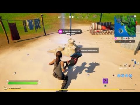 Destroy Special Sandcastles At Flushed Factory  Location - Fortnite
