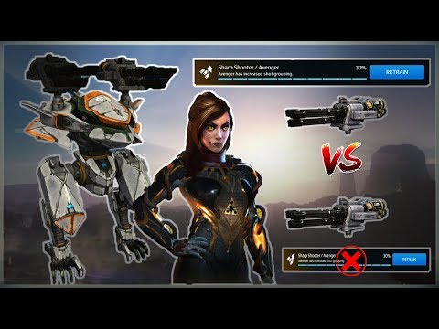 [WR] 🔥 Avenger With VS Without Sharpshooter Perk - Comparison | War Robots
