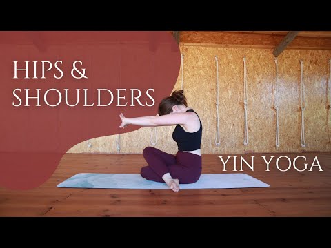 Yin Yoga Class Hips & Shoulders| 12-min Yin Yoga Deep Stretch for Hips & Shoulders