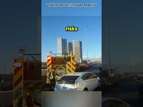 Impatient Driver Cuts Off A Semi Truck!