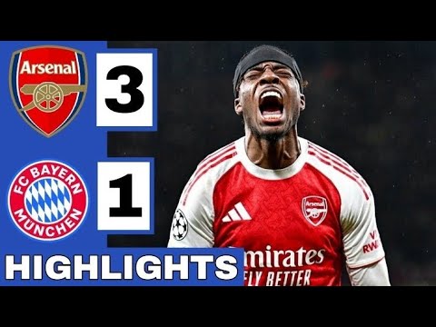 Arsenal vs Bayern Munich (3-1) exclusive highlights 