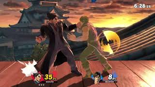 【一分動画】VIPで相手を戦意喪失させるカズヤ【スマブラSP】