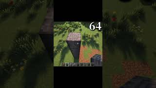 高評価の数だけ建築 day1　＃マイクラ #shorts  #建築