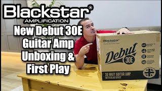 Video thumbnail for New! Blackstar Debut 30E unboxing and first play by Andy Hillier Guitar Channel