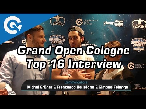 CCG: Grand Open Cologne Top 8 Interview Francesco Bellatone & Simone Falanga