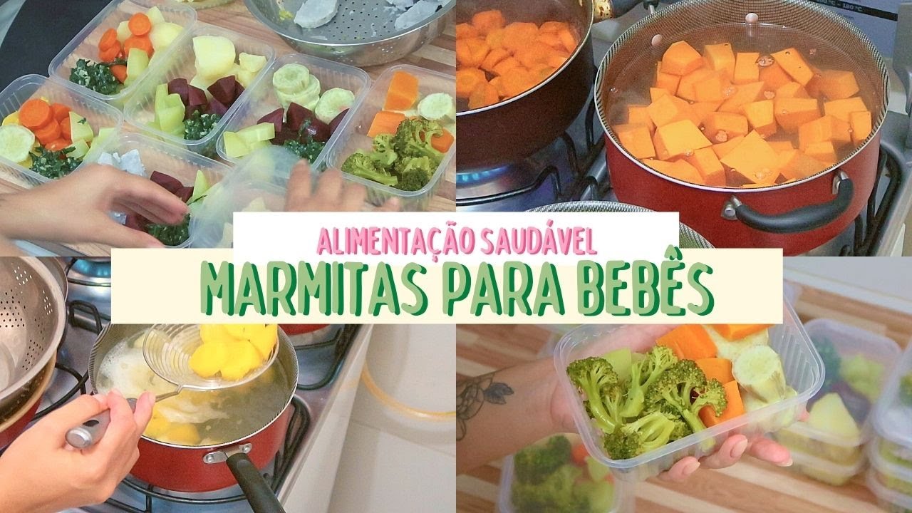 Faça comigo! Marmitinhas saudáveis pro seu bebê