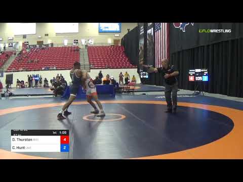 2018 Marine Corps US Open/Senior Men's Greco-Roman 67 Con 16 #2 - Dylan Thurston (Irtc) Vs. Christ