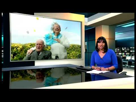ITV evening news : Its never too late to find true love married at both 97 years young