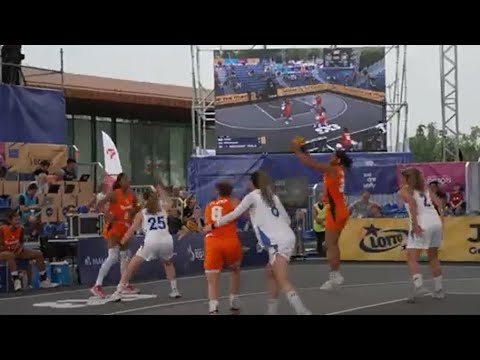 Mecz koszykówki kobiet 3x3 Izrael-Holandia