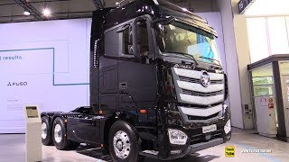 video of Foton Auman EST-A 6x4 560hp 56T long-distance transportation Tractor truck for AFRICA