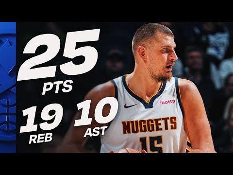 Nikola Jokić Gets His Third Straight TRIPLE-DOUBLE! | October 27, 2025