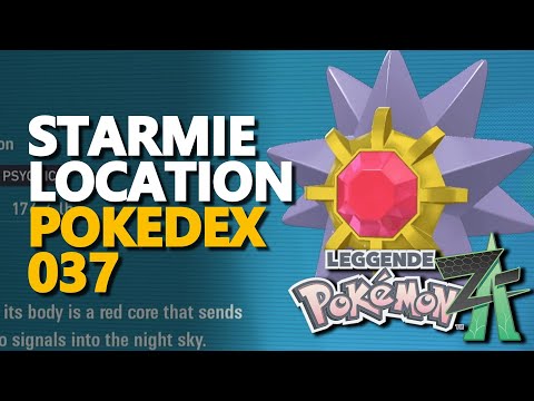 Starmie Location Pokemon Legends Z-A Wild Zone 16