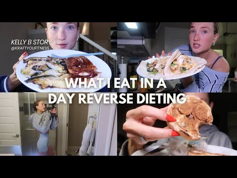 WHAT I EAT IN A REVERSE DIET: staying lean + increasing calories after my cut 🥝🌈😇