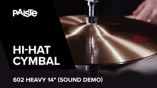 Video thumbnail for PAISTE Formula 602 Heavy Hi-Hat 14" played by Noah Fürbringer (SOUND DEMO by GEWA Drums
