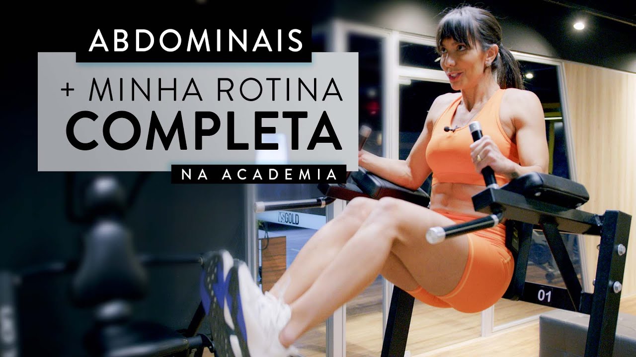 Treino de Abdominal COMPLETO na Academia | A minha Rotina com Carol Borba