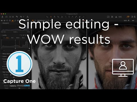 Capture One 12 Live: Edits  | Simple Editing - Wow Results