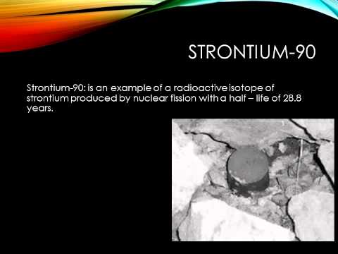 Radioisotope - Strontium-90