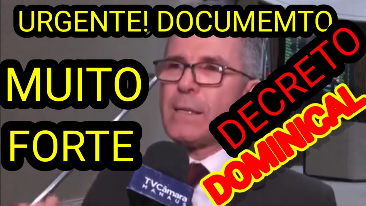 Urgente!! DOCUMENTO MUITO FORTE DA IMAGEM DA BESTA E DO DECRETO DOMINICAL