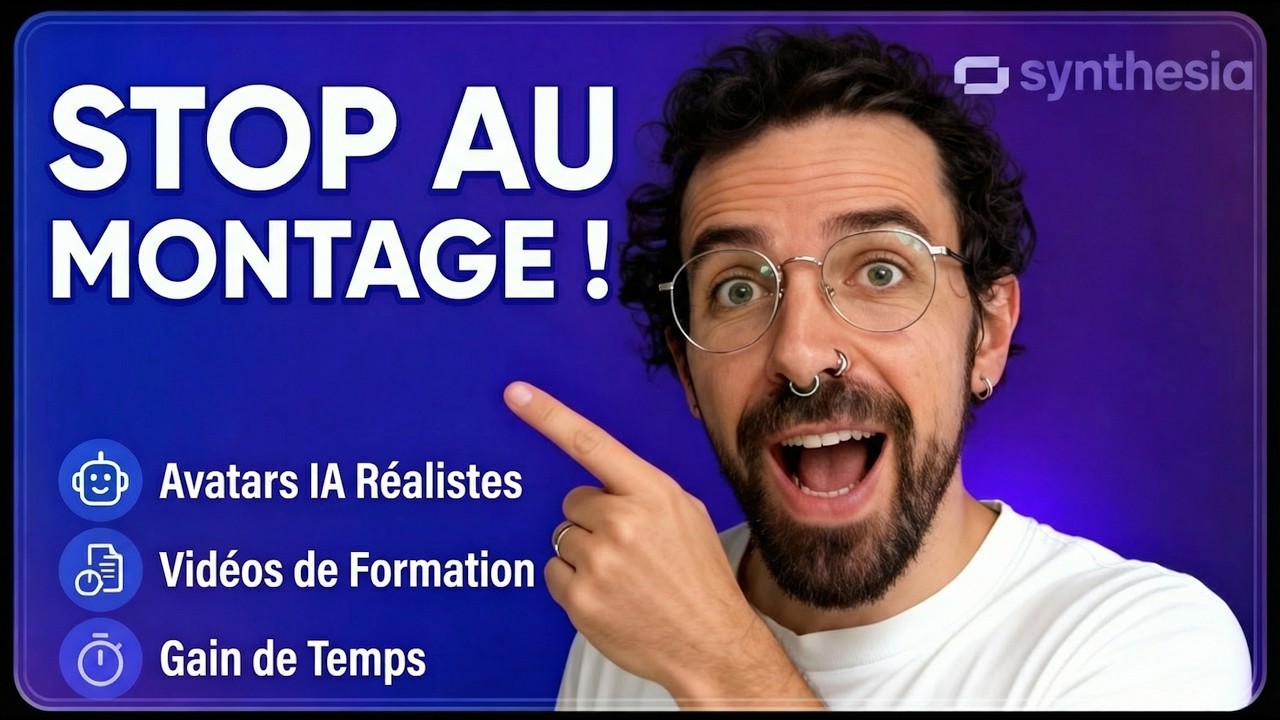 Créez des vidéos PRO en 10 minutes avec l'IA (Tutoriel Synthesia)