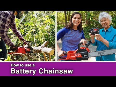 How to: Battery Powered Chainsaw // SAVE YOURSELF!