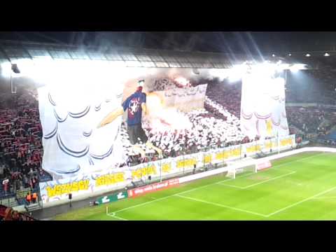 Oprawa przed meczem z Legią