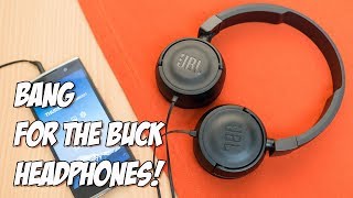 Video thumbnail for JBL T450 Headphones Unboxing and Review by TechBroll