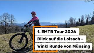 🚵  🌞 Mountainbike Tour:  Winkel Runde von Münsing mit wunderschöner Aussicht auf
