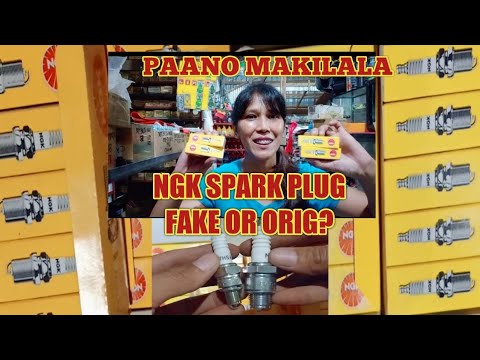 PAANO MALALAMAN KUNG FAKE OR GENUINE ANG NGK SPARK PLUG? / NGK SPARKPLUG, PAANO MALALAMAN KUNG FAKE?
