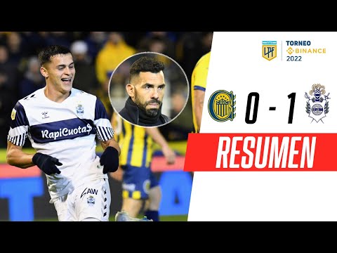 Video: Tevez devutó con una derrota: Gimnasia le ganó a Rosario Central en Arroyito