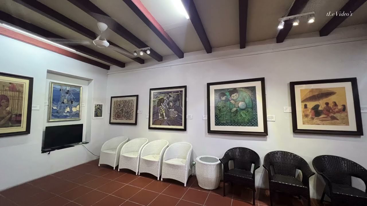 Wander around the fascinating Batik painting collection.