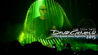 David Gilmour - Run Like Hell | Buenos Aires, Argentine - December 18th, 2015 | Subs SPA-ENG