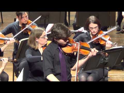 Jonathan Wolf, Mendelssohn Violin Concerto, Mvt 1. Central Iowa Symphony Orchestra 3 Feb 2013