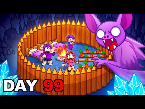 Living in the BAT CAVE in 99 Nights in the Forest…