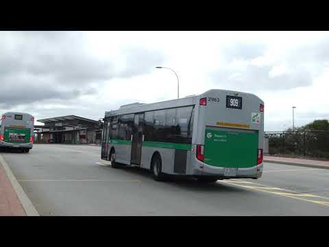 Transperth Volvo B8RLE (Volgren Optimus) TP2963 Arrives @ Cockburn Central Station