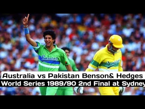 AUSTRALIA vs PAKISTAN 1989/90 World Series 2nd FINAL HIGHLIGHTS