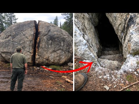 [Full Story] Lightning Split Boulder in Half, What Rangers Found Beneath Changed History!