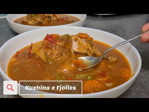 Video thumbnail: Pilaf Me Mish Pule - Receta Tradicionale