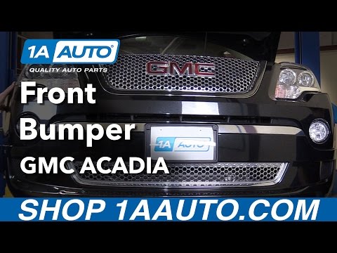 How to Replace Front Bumper 07-16 GMC Acadia