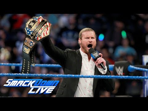 Dolph Ziggler celebrates his United States Title victory: SmackDown LIVE, Dec. 19, 2017