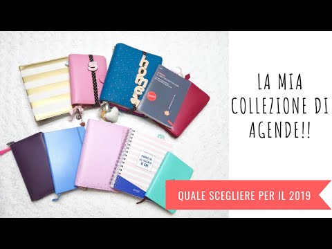 LE MIE AGENDE E COME LE UTILIZZO! QUALE COMPRARE PER IL 2019?