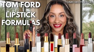 The Complete Guide to Tom Ford Lipsticks | Every Formula Explained + Swatches | Mo Makeup Mo Beauty