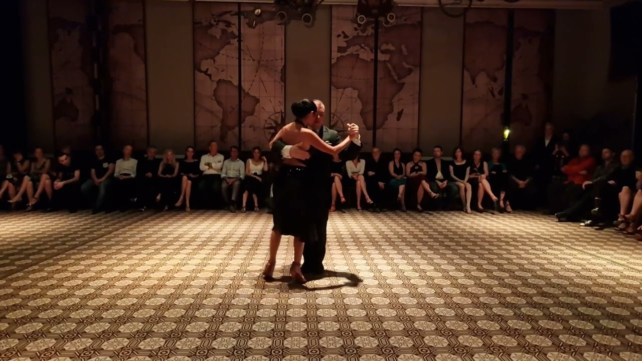 demo 4/4 (tango @ "Chique") Natalia Hills & Hernan Alvarez Prieto @ Patio de Tango, BAO Brussel
