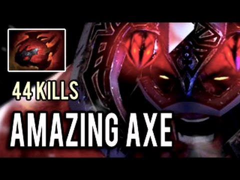Rapes With Axe - 44 kill with 2 Heart of Tarrasque Dota 2