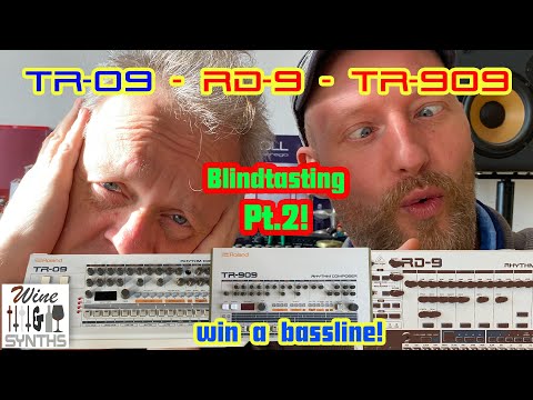 Analog Blindtasting Pt.2 - TR-09 vs Behringer RD-9 vs TR-909! Plus a Pirate!