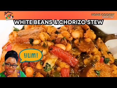 White Beans & Chorizo Stew Recipe | Spicy, Smoky & Full of Soul!