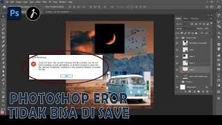 PHOTOSHOP EROR TIDAK BISA DI SAVE | HOW TO FIX COULD NOT SAVE FILE LOCKED PHOTOSHOP