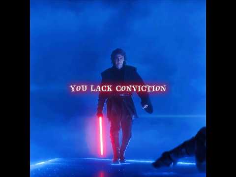 "You lack conviction"| WBW Anakin edit | Fein - slowed #recommended #starwars #shortsfeed